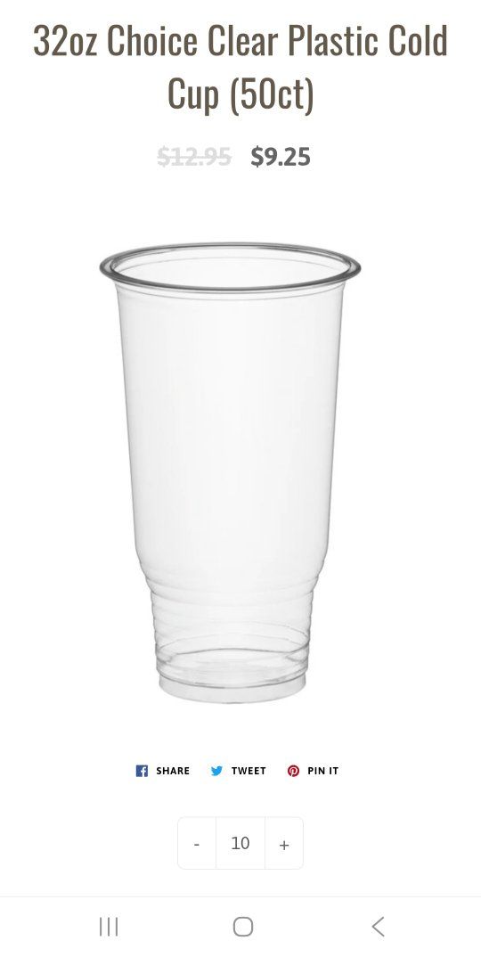 Bulk 32 oz plastic cups