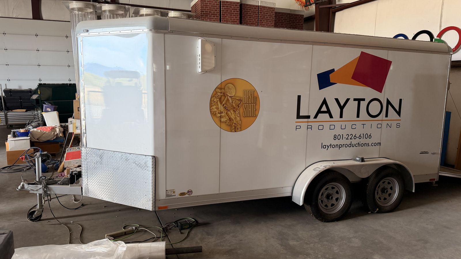 22ft Wells Cargo enclosed utility trailer