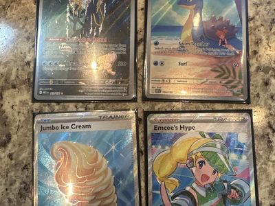 4 Full Art Pokemon Cards