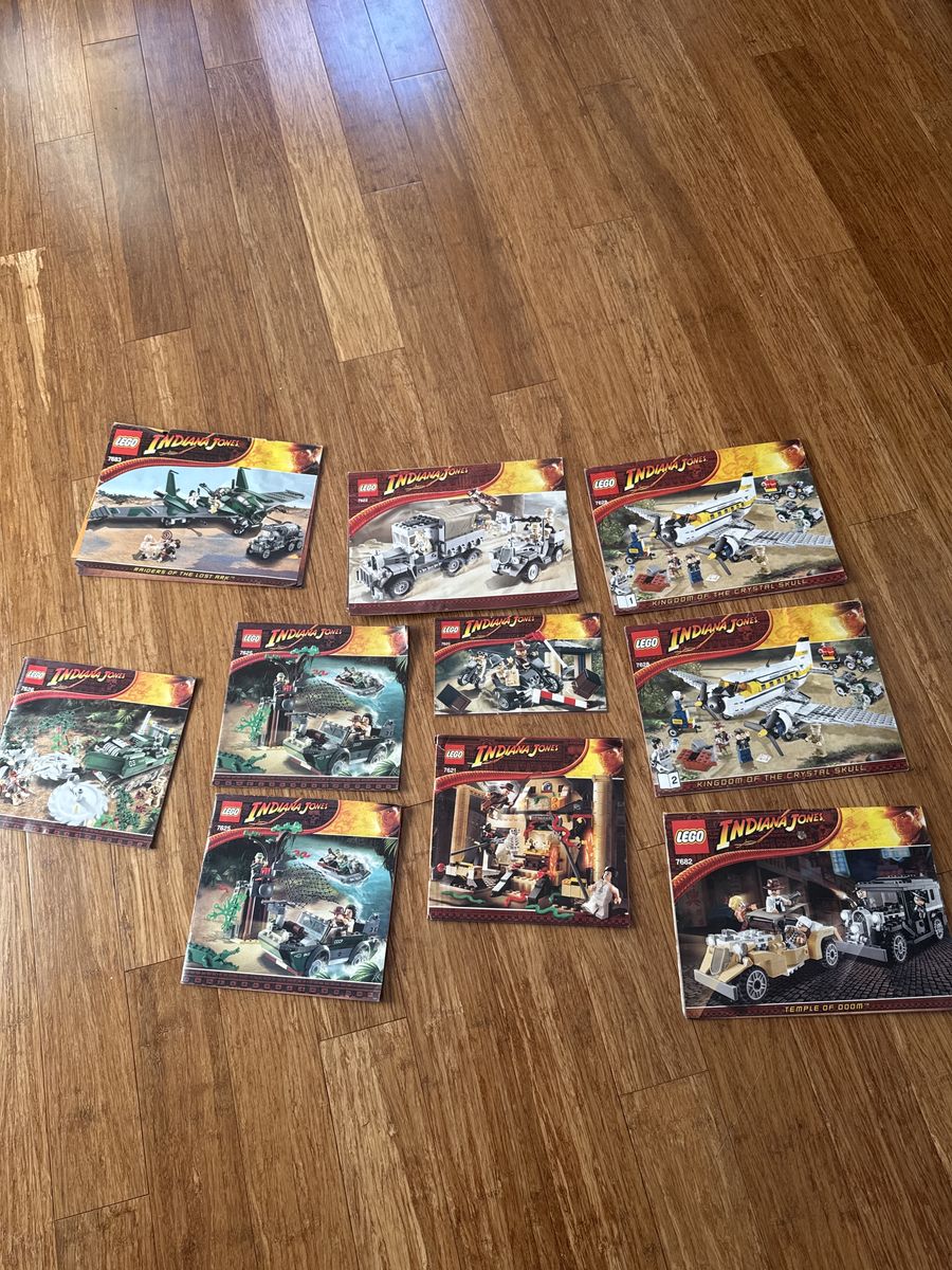 Indiana Jones Instruction Manuals