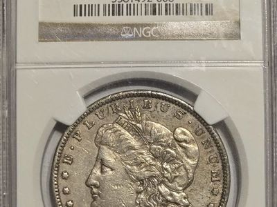 1892 CC Morgan Silver Dollar XF 45 NGC Graded US Coin