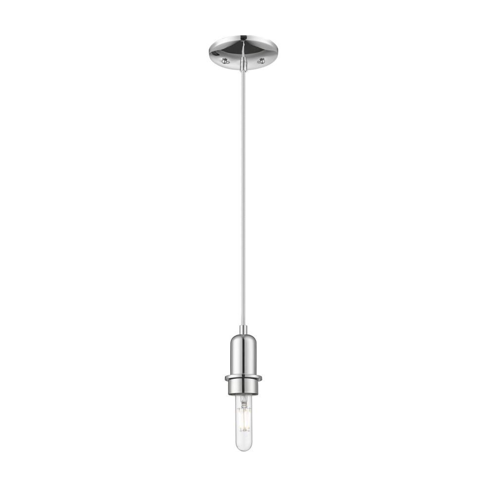 New Innovations Lighting Polished Chrome Pendant Light