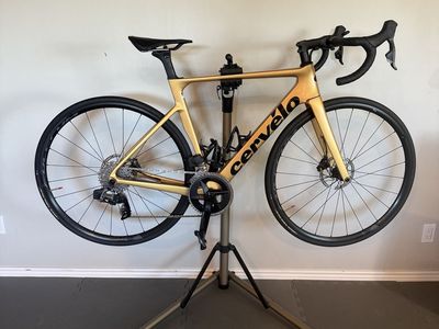 2023 Cervélo Soloist Rival eTap AXS - Size 54 - Gold Dust - Purchased NEW at Hangar 15