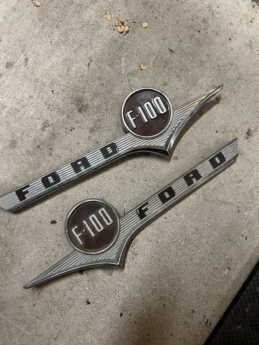 56 F100 Hood Emblems