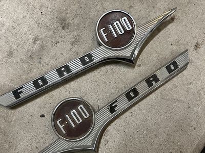 56 F100 Hood Emblems