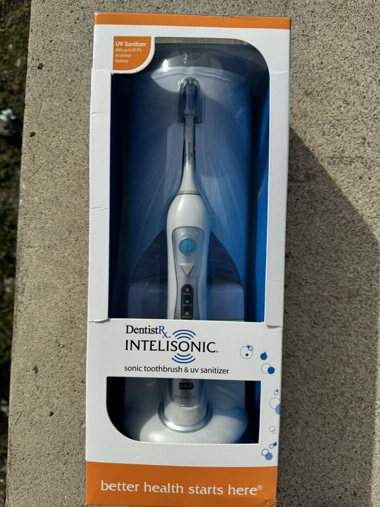 New DentisRX InteliSONIC Toothbrussh & UV