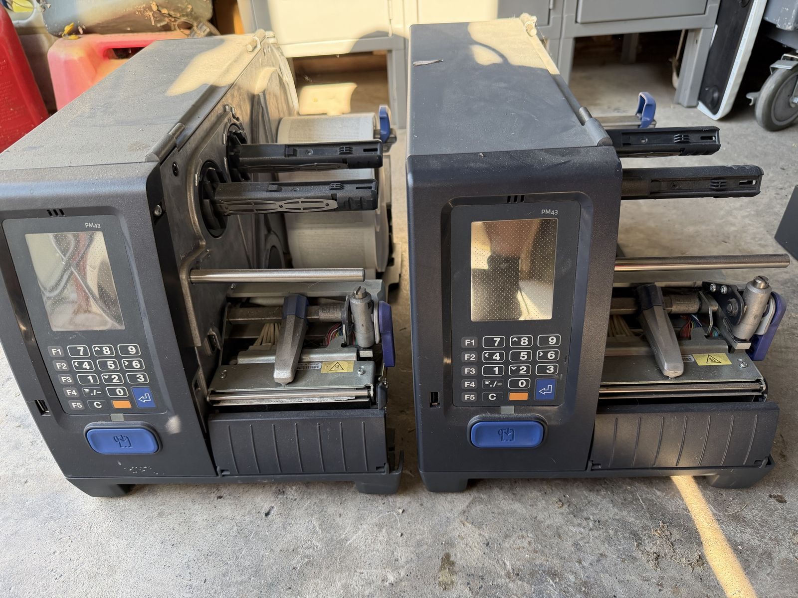 4 Zebra industrial thermal barcode/shipping label printers