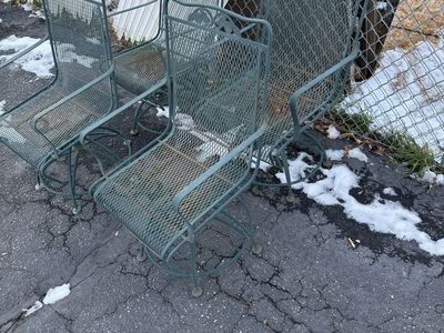 Vintage Woodard Rod Iron Chairs