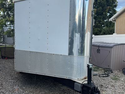 2004 20’ Interstate In and Out Snowmobile Trailer
