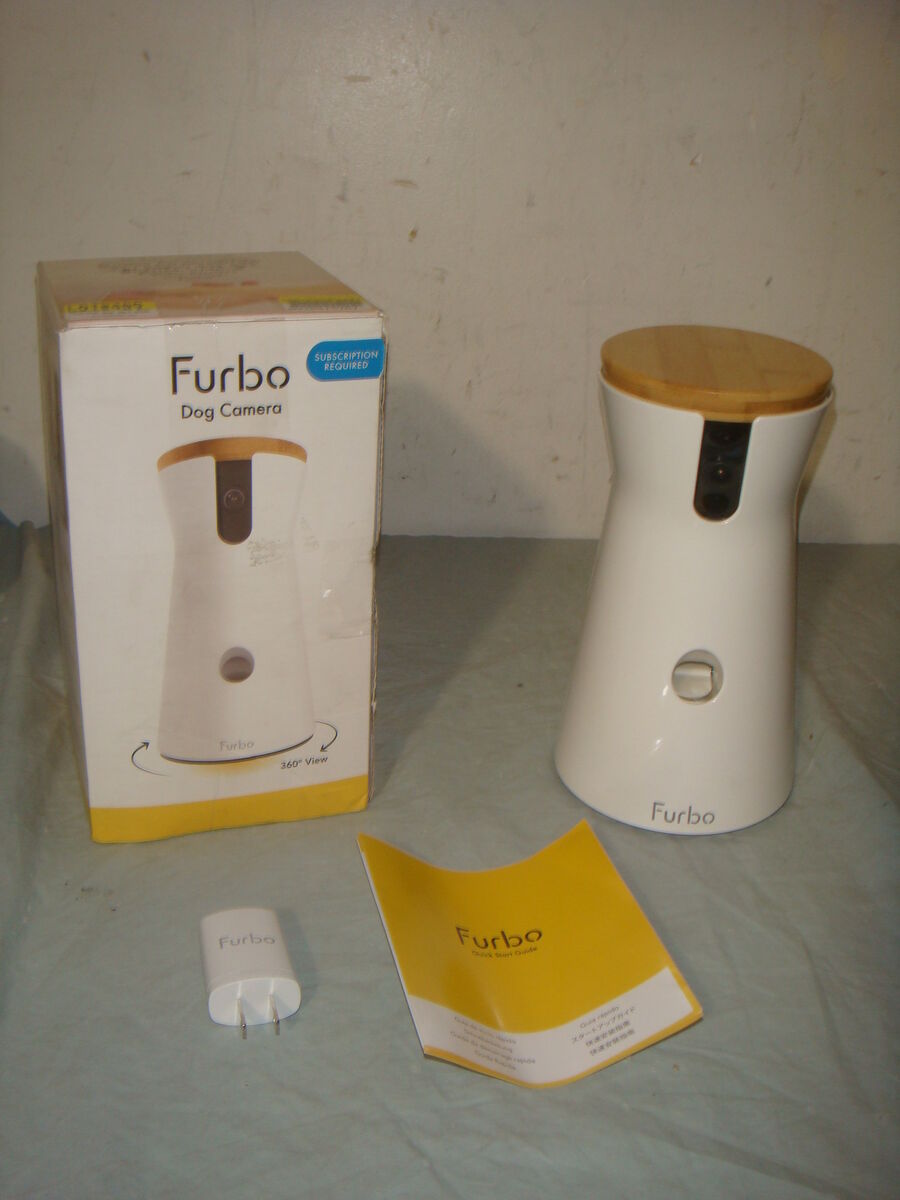 FURBO FURBO3 360° DOG TRACKING CAMERA WITH TREAT TOSS - READ!