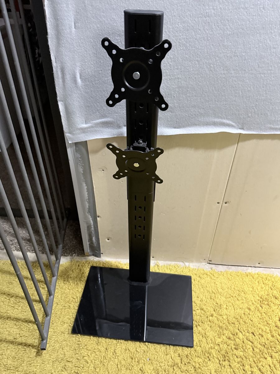 Duel monitor stand