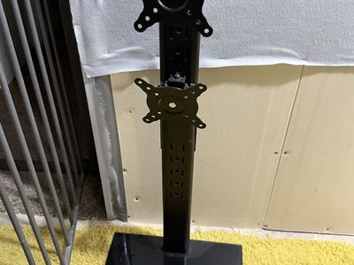 Duel monitor stand