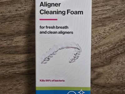 Invisalign Aligner Cleaning Foam Fresh Mint 55ml for Fresh Breath & Clean Aligners