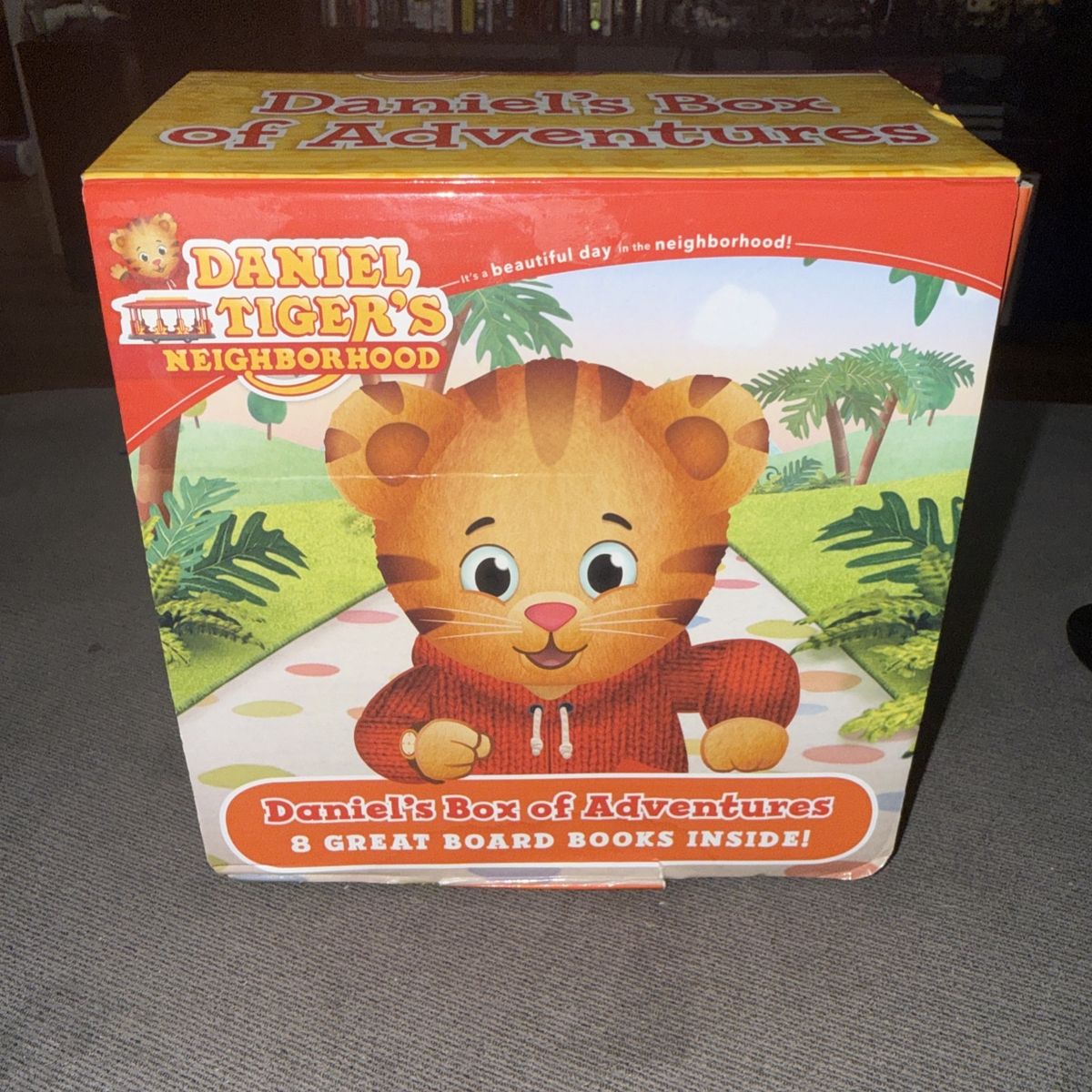 Daniel Tiger's Neighborhood Daniel's Box of Adventures 8 Board Books Set for Kids