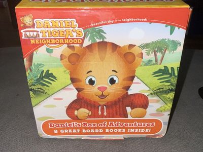 Daniel Tiger's Neighborhood Daniel's Box of Adventures 8 Board Books Set for Kids