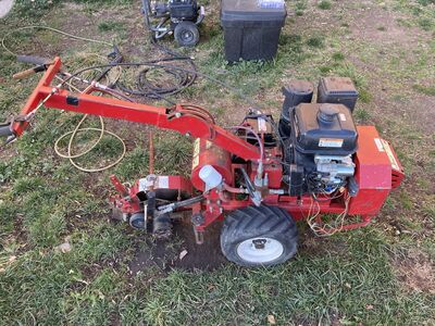 Janick 1100 Perimeter Dog Fence Low Voltage Wire Trencher Kohler Engine