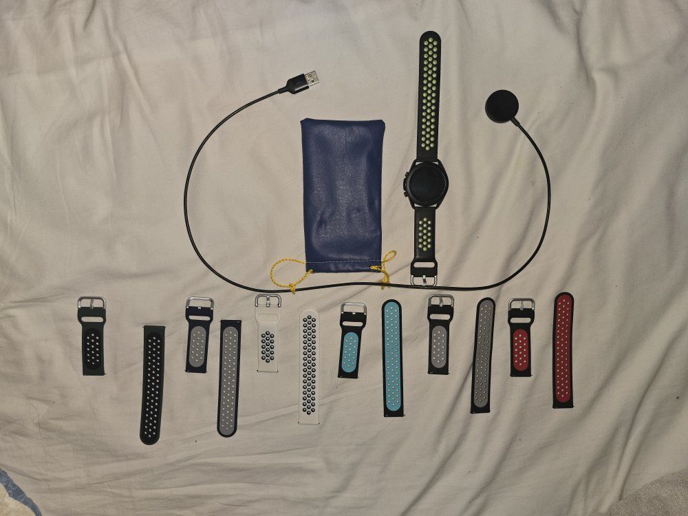 Samsung Galaxy Watch 3 Smartwatch with Charger and 6 Extra Bands