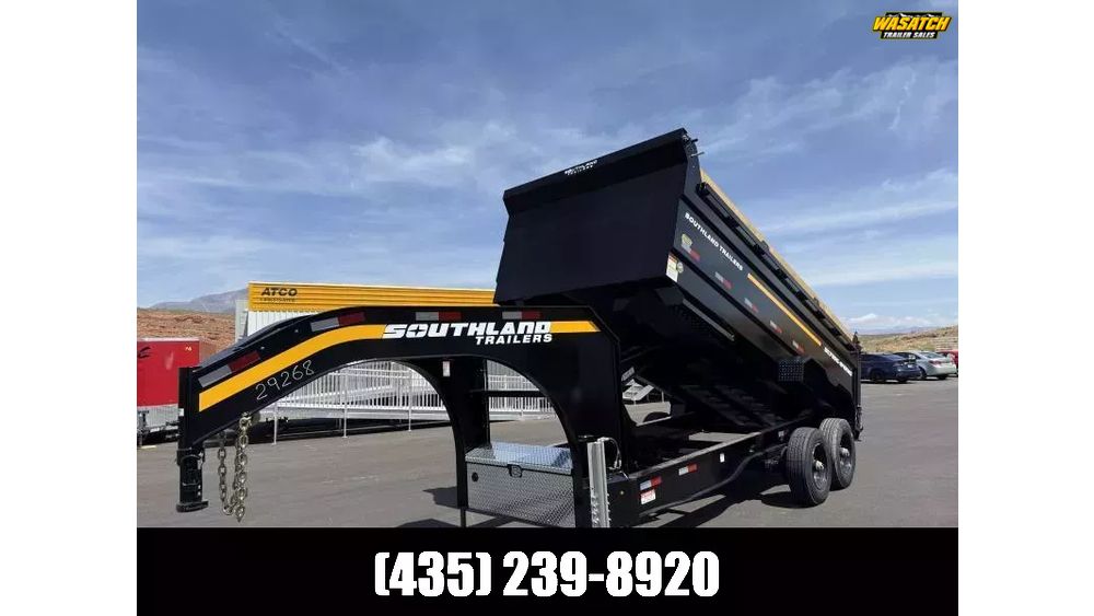 2026 Southland Trailers 7x16 Scissor Dump Trailer