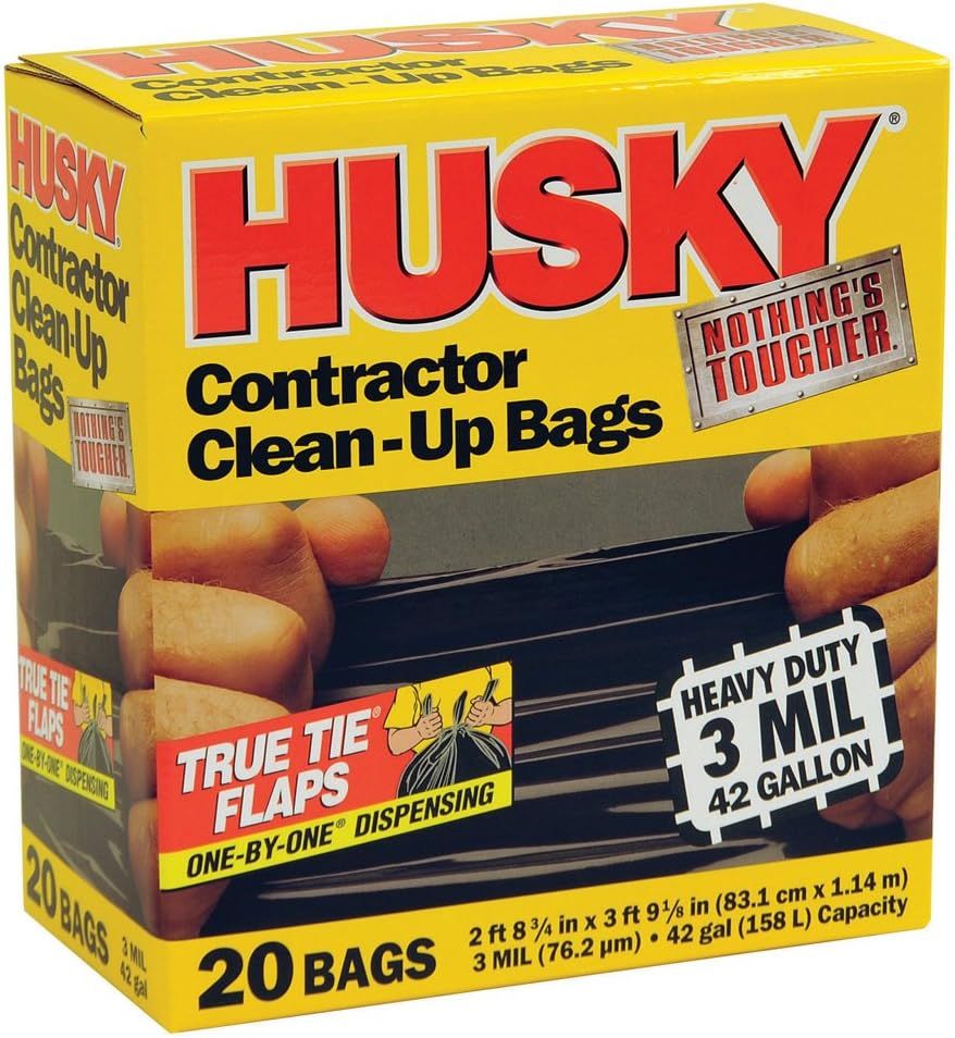 Husky Contractor Clean‑Up Bags – $18.25