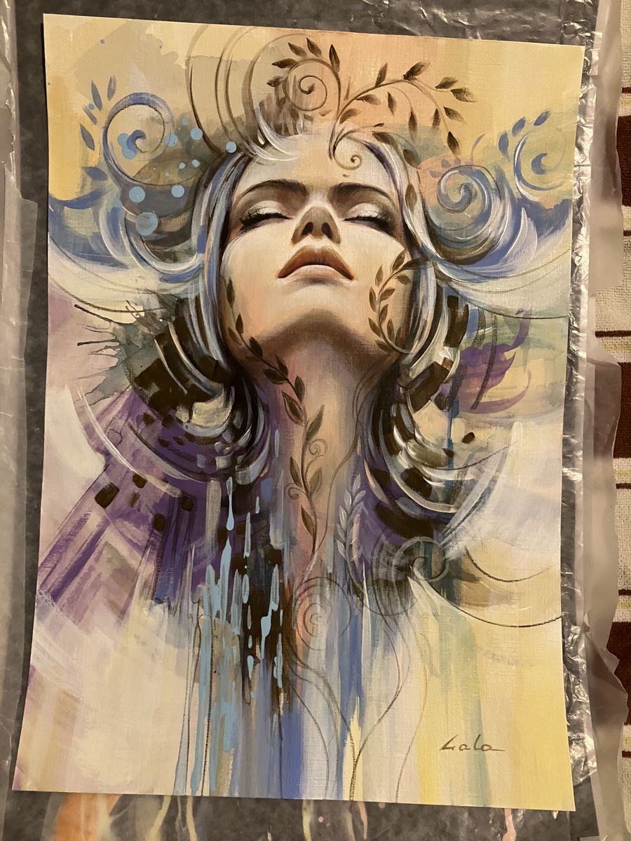 33 woman art painting portrait
