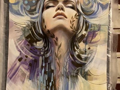 33 woman art painting portrait