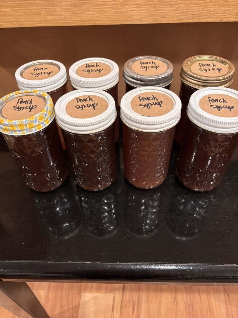 Organic Peach and Pear Syrup Fun For Mocktails