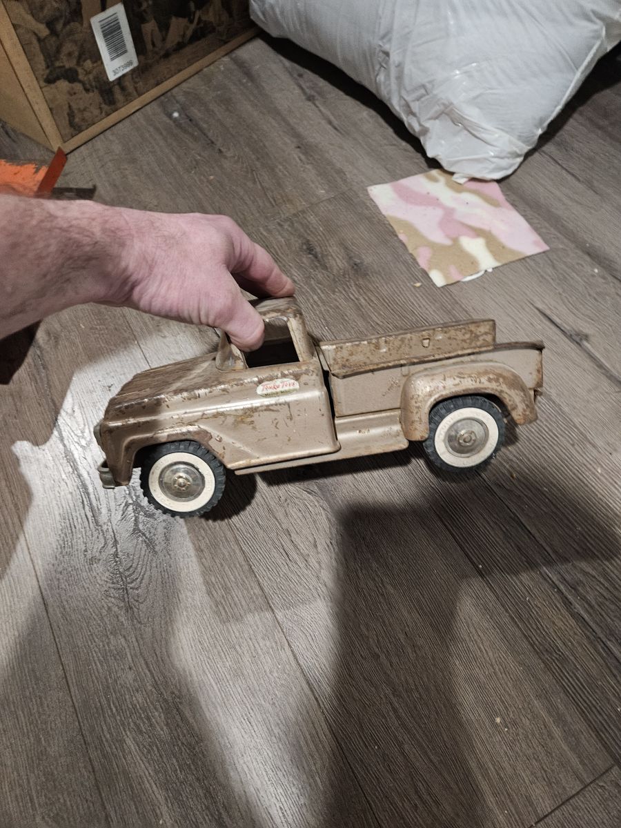 Old antique toy truck