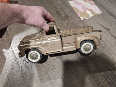 Old antique toy truck