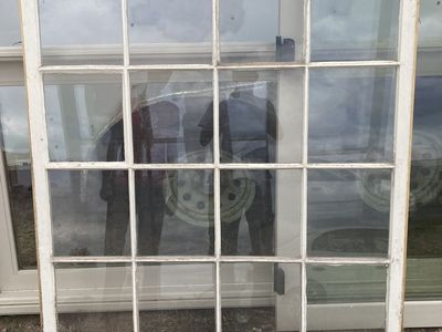 Used White Window, Wooden