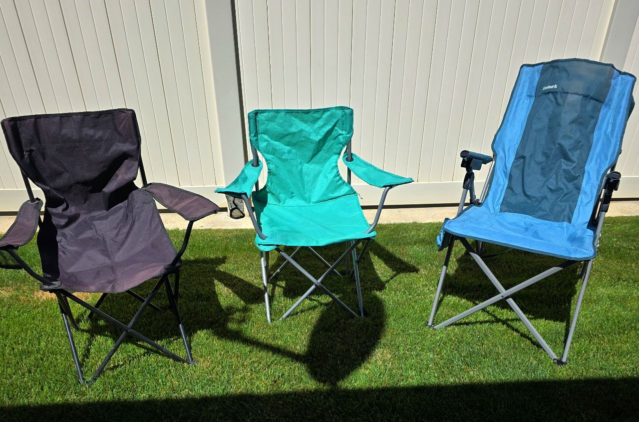 Outdoor Camping Folding Chairs in NEW condition