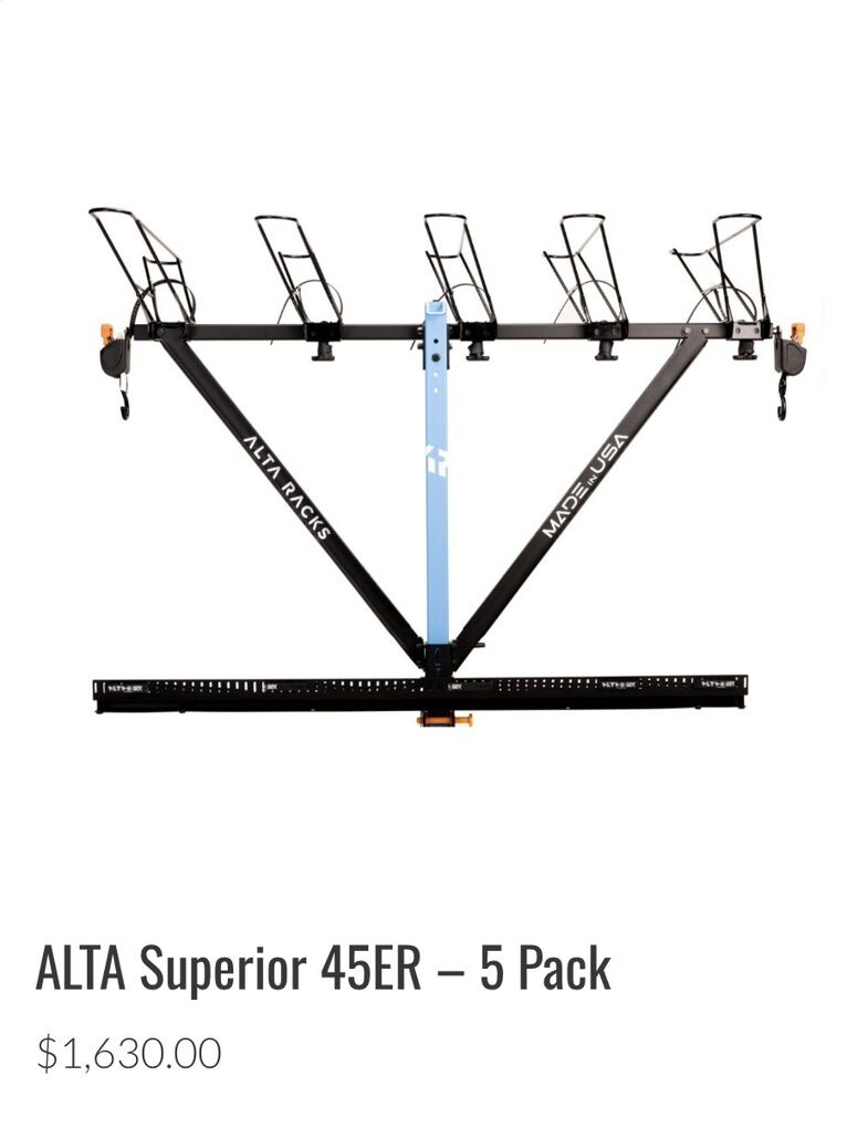 ALTA Superior 45ER-5 Pack Bike Rack