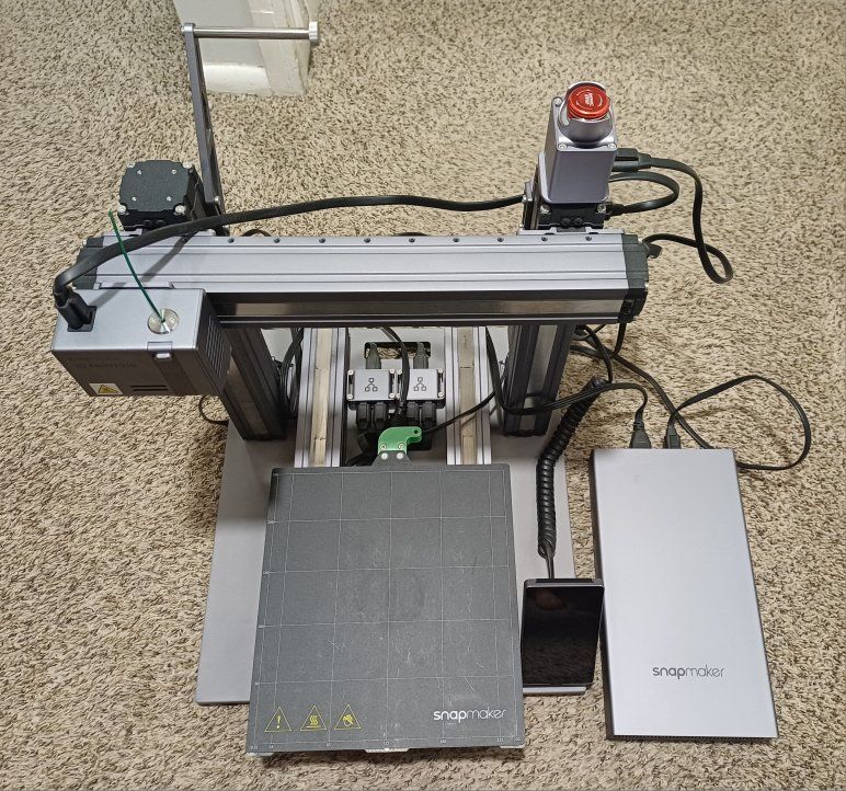 Snapmaker A250T 3-in-1 3D Printer/Laser Engraver/CNC Carver - Great Condition