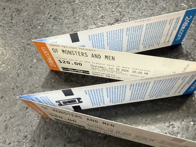 Of Monsters & Men GA paper tickets-4