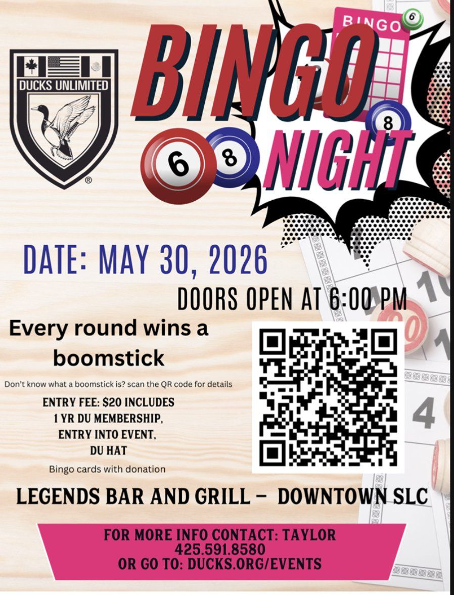 SLC DU Bingo night! May 30th