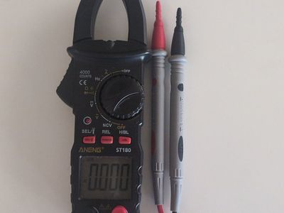 Clamp meter.