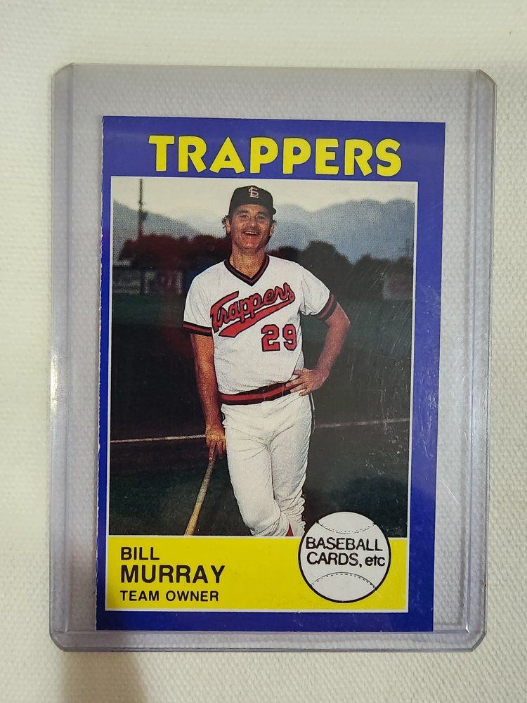 Salt Lake City Trappers Bill Murray RC Baseball Card 1988 Near Mint NRMT-MT#29