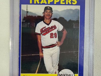 Salt Lake City Trappers Bill Murray RC Baseball Card 1988 Near Mint NRMT-MT#29