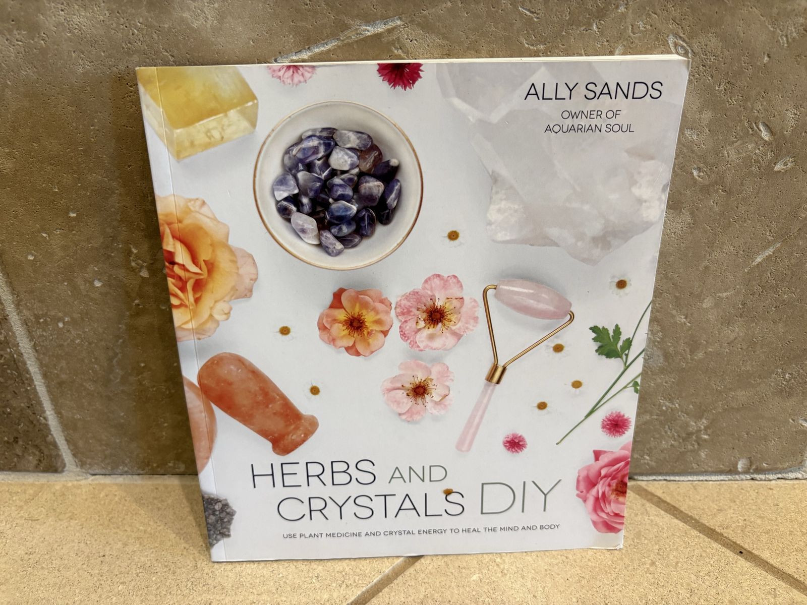 New Book Herbs and Crystals DIY