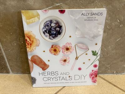 New Book Herbs and Crystals DIY