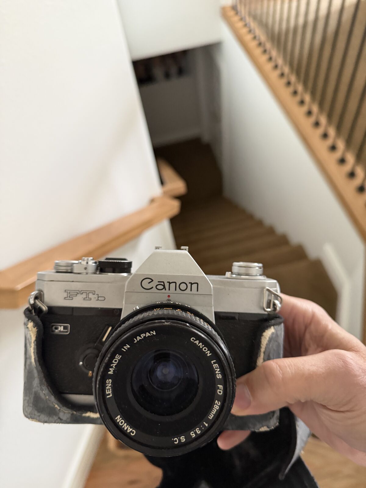 Classic Cannon FTb 35mm Camera