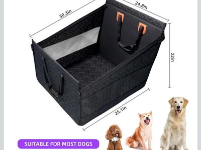 Large Dog Car Back Seat Extender & Protector
