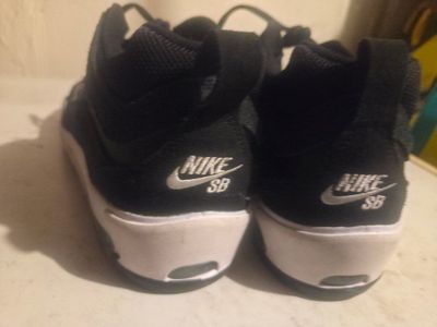 Nike SB Zoom Blazer Mid Skate Shoes - Men's Size 14 - Black Lace-Up