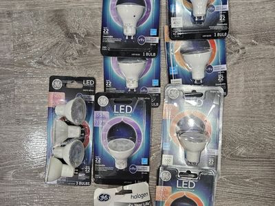 GE LED GU10 Indoor Floodlight Bulbs - Assorted Wattage & Packs