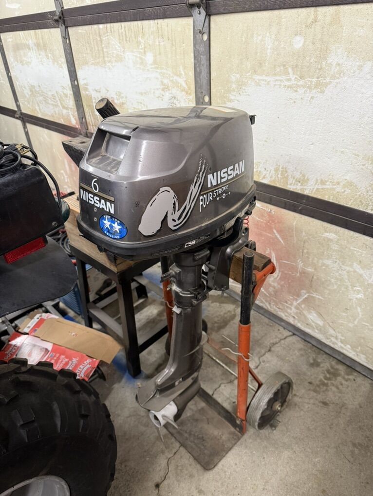 Nissan 6hp Long Shaft Boat Motor