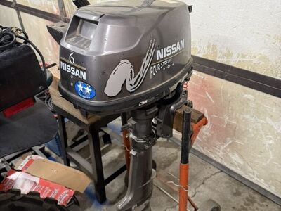 Nissan 6hp Long Shaft Boat Motor