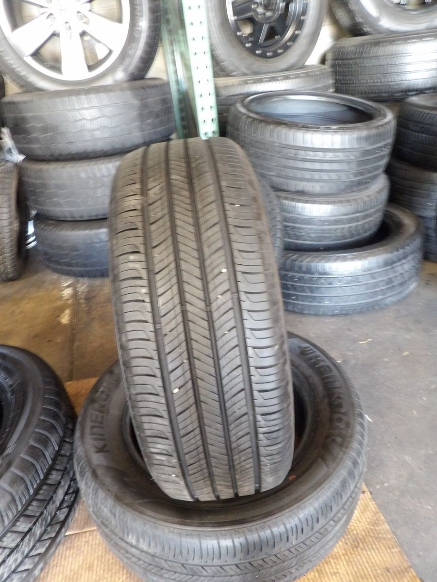 215/60R16 HANKOOK KINERGY GT PAIR OF TWO USED TIRES 