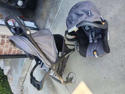 Chicco Stroller, car seat and base