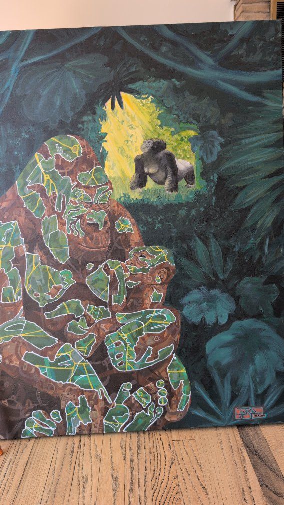 Original Acrylic Painting on 30×40 Stretched Canvas Taking Offers/Bids