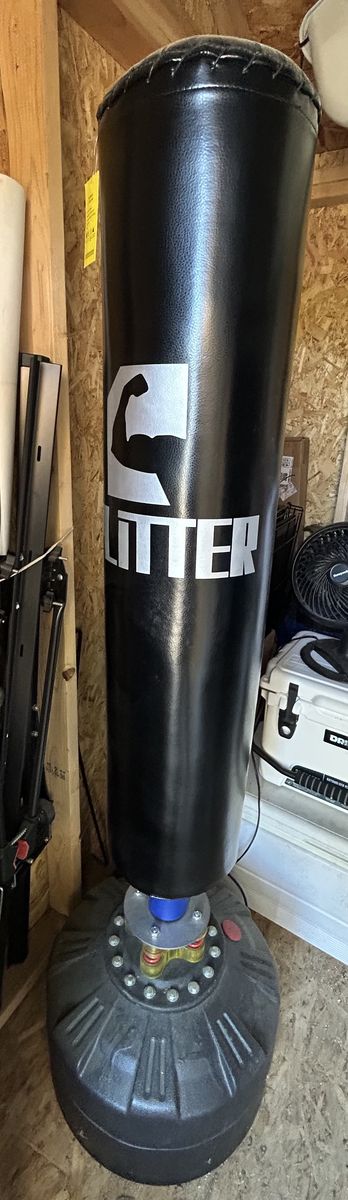 Free‑standing kickboxing/punching bag