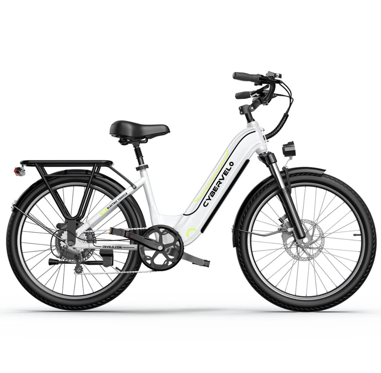 Cybervelo EK7 48V25AH 80 Miles 28MPH electric bike